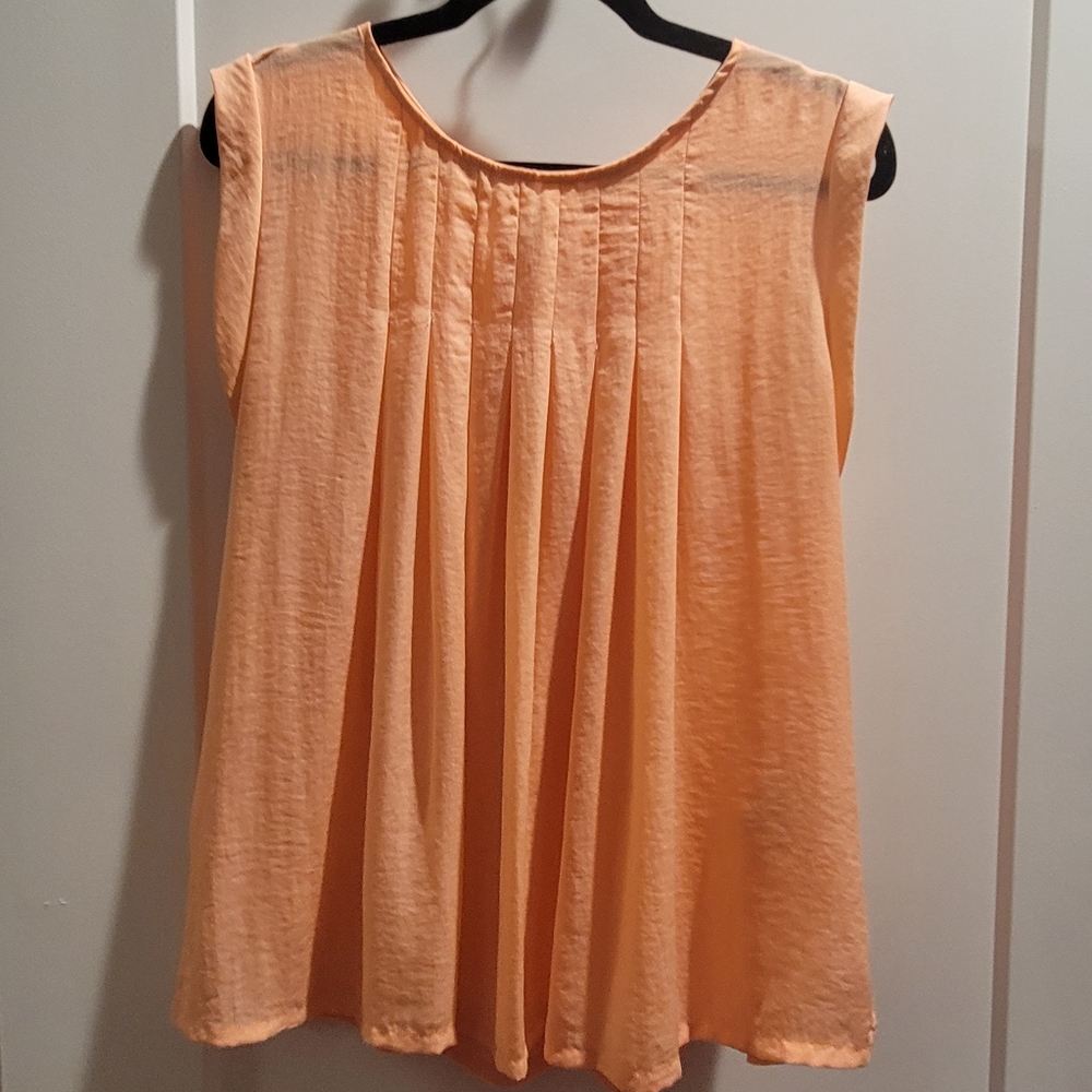 Merona Pastel Orange Flowy Blouse
